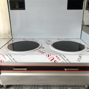 Bếp từ công nghiệp đôi mặt lõm