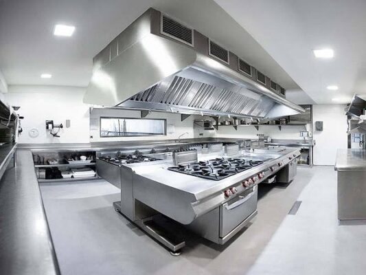 bếp inox công nghiệp