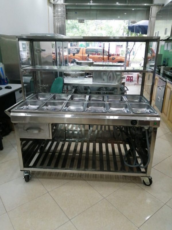 Bàn hâm nóng thức ăn Inox 6