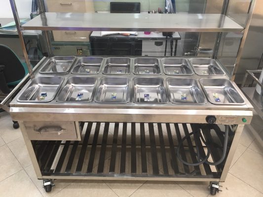 Bàn hâm nóng thức ăn Inox 6
