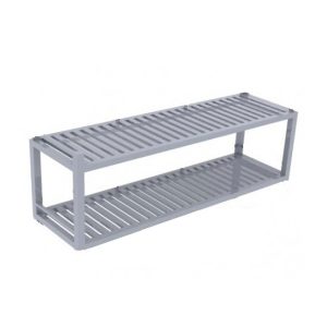 Giá inox treo tường 2 tầng