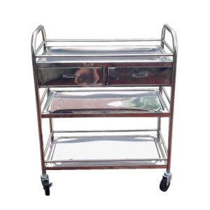 Xe tiêm 3 tầng inox