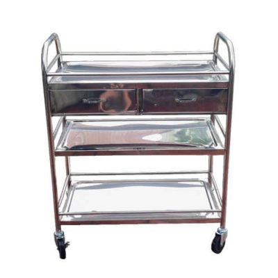 Xe tiêm 3 tầng inox