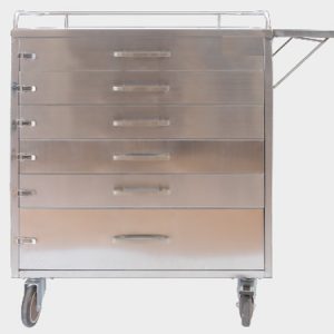 Xe đẩy dụng cụ y tế có ngăn